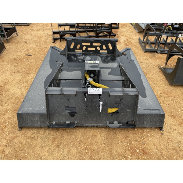 BRUSH CUTTER, 72", fits skid steer loader