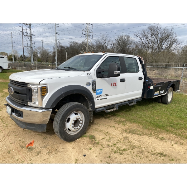2019 FORD F550SD Flatbed Truck