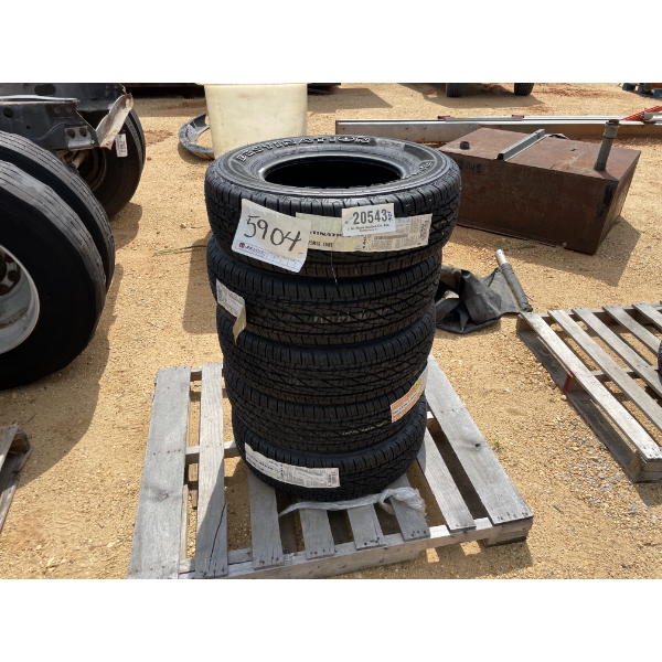 (5) FIRESTONE 215/75R15 TIRES