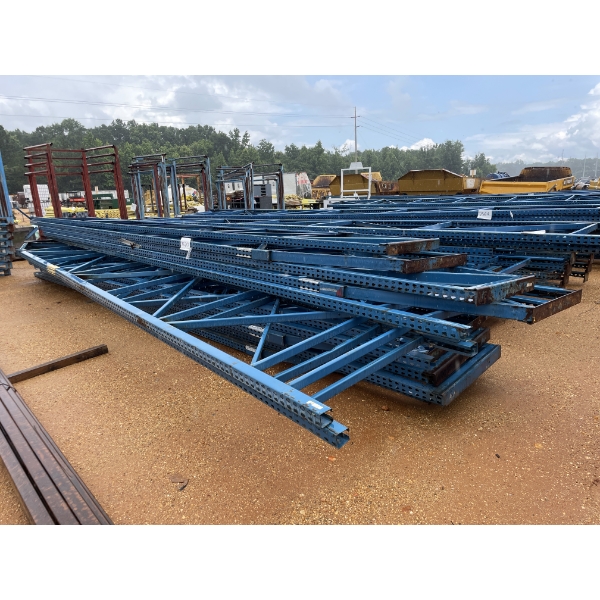PALLET RACK UPRIGHTS, approx 12 ea