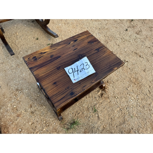 WAGON WHEEL COFFEE TABLE