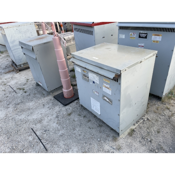 (2) 480 VOLT TRANSFORMERS