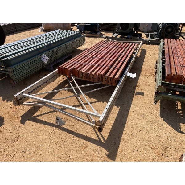 WAREHOUSE PALLET RACK (1 SET OF TWO SECTIONS)