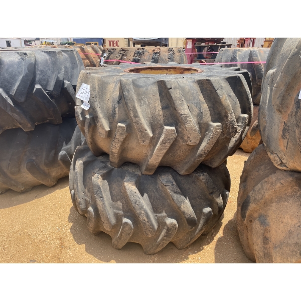 SKIDDER TIRES & RIMS (2EA)