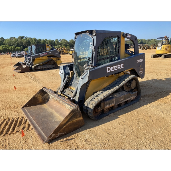 2012 JOHN DEERE 319D Skid Steer Loader - Crawler