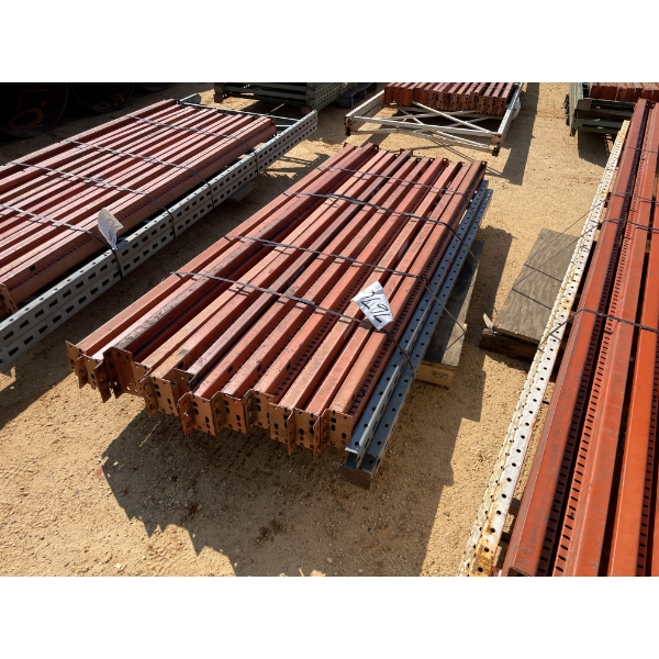 WAREHOUSE PALLET RACK (1 SET OF TWO SECTIONS)