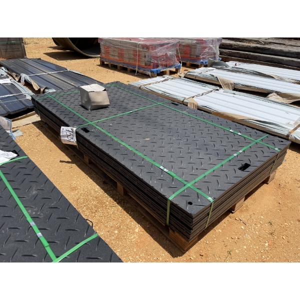 (12) POLYETHYLENE GROUND PROTECTION MATS