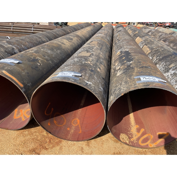 STEEL PIPE,  36"D X 3/8" X 40'L