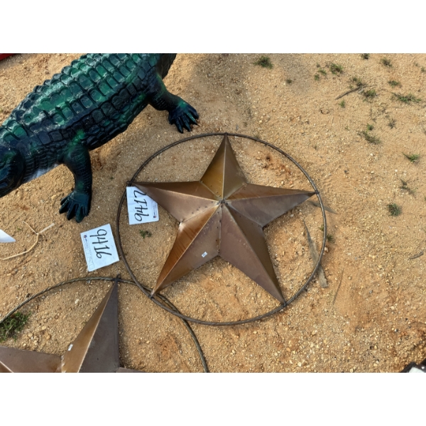 3FT LONESTAR METAL ART