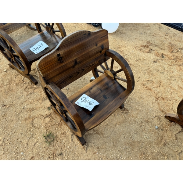 WAGON WHEEL CHAIR