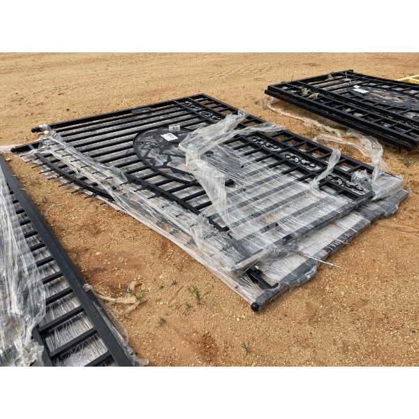 DEER SCENE WROUGHT ITON GATE, 20'