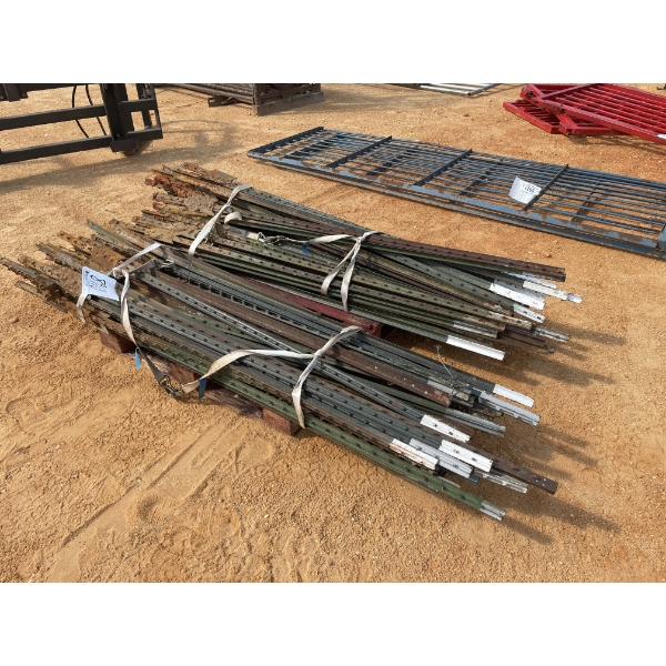 (100) METAL FENCE POST