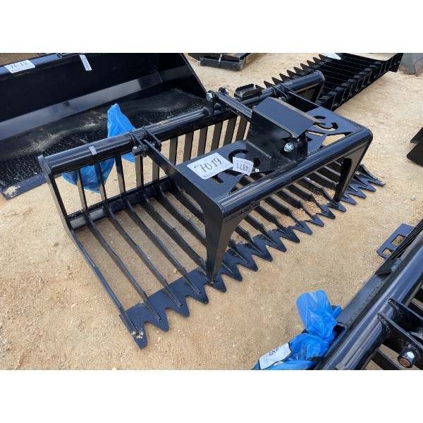 SKELETON GRAPPLE BUCKET, 76"W, fits skid steer loader