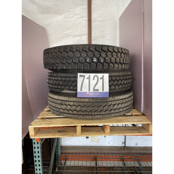 (3) 10R22.5 TIRES