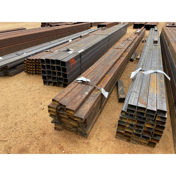 STEEL RET TUBE, 1/4" X 4" X 2", VARIOUS LENGTHS (33)