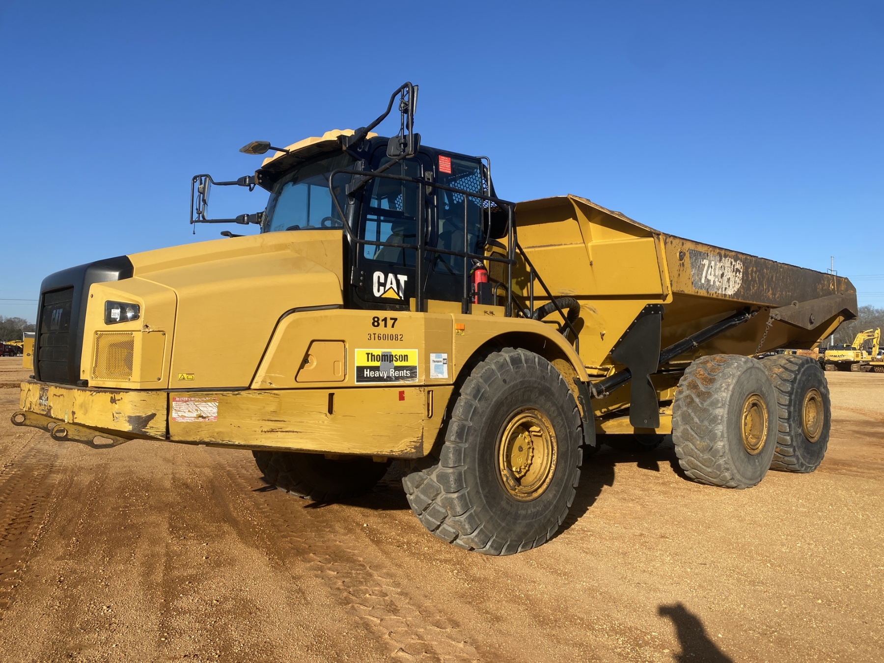 2018 CAT 745 Articulated Truck - J.M. Wood Auction Company, Inc.