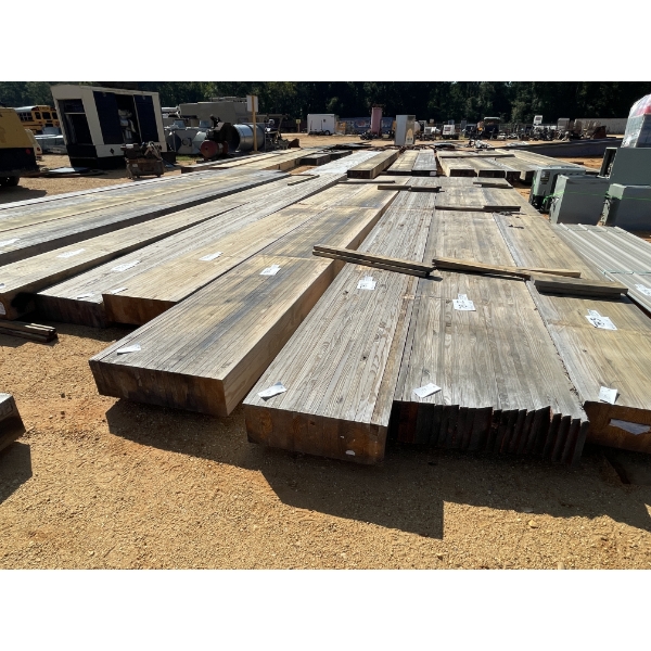 LAMINATED WOOD BEAMS, 8" X 24" X 30'