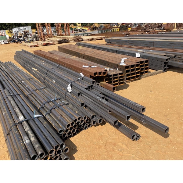 STEEL TUBE, 1/4" X 3"SQ X 24' (48 PCS)