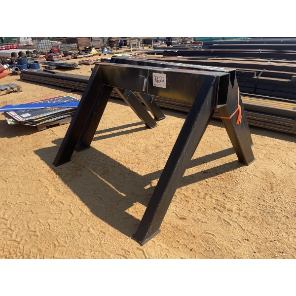 45" X 72" STEEL SAW HORSES (2) EA