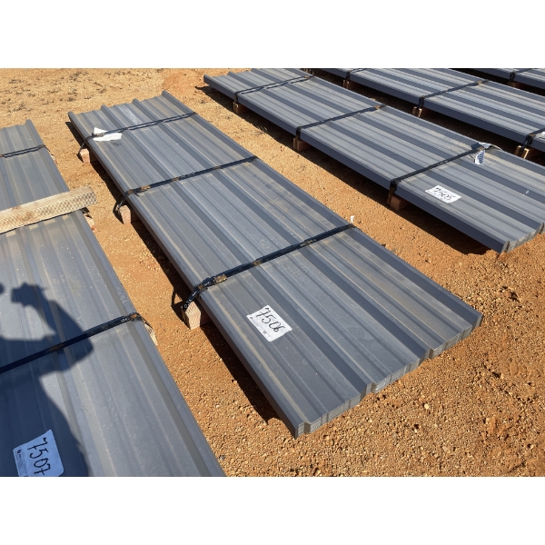ROOFING MATERIAL, .026  X 36  X 12' - APPROX 50 PCS