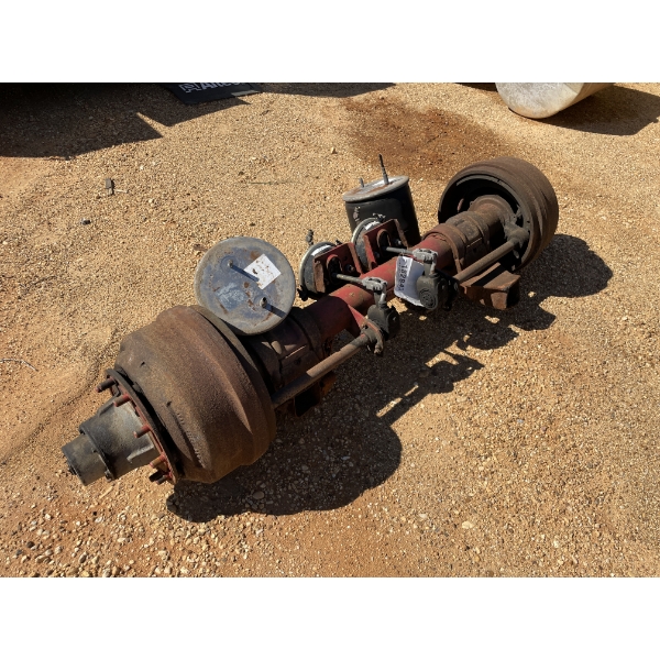 TRAILER AXLE WITH AIR BAGS