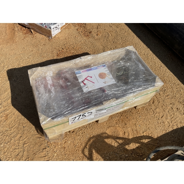 (5) RACHET BINDERS, (10) 3/8" CHAIN 20FT LONG