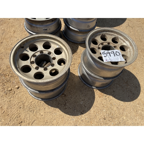 (4) 8 LUG TRUCK RIMS