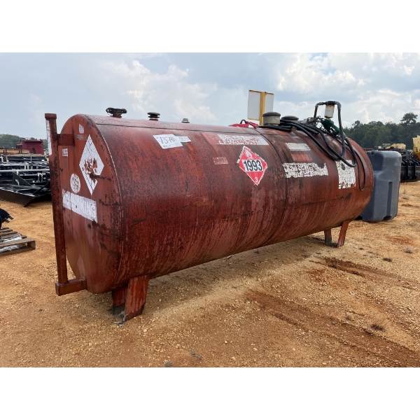 FUEL STORAGE TANK, w/DC powered pump, hose & nozzle