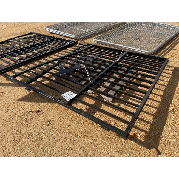 WROUGHT IRON GATES, 14'