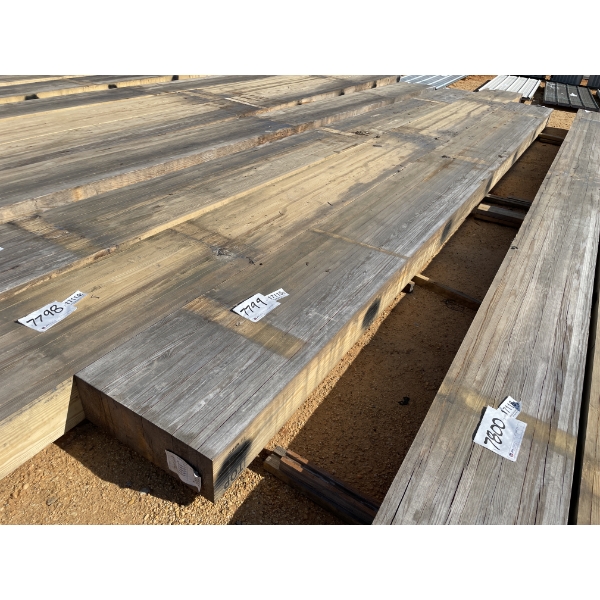 LAMINATED WOOD BEAMS, 8" X 24" X 25'