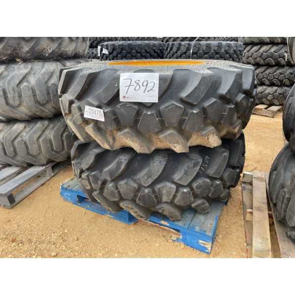 GALAXY 17.5-25 TIRES & RIMS (4 EACH)