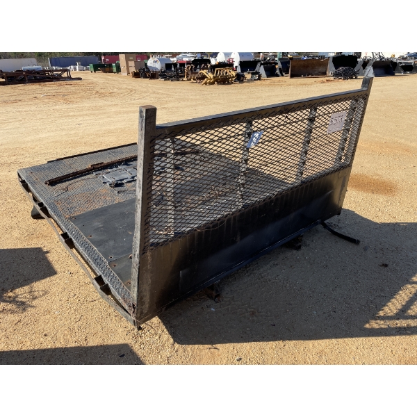 TRUCK BED, 8'6" X 7'8" WITH FRONT GUARD