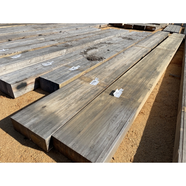 LAMINATED WOOD BEAMS, 8" X 24" X 30'