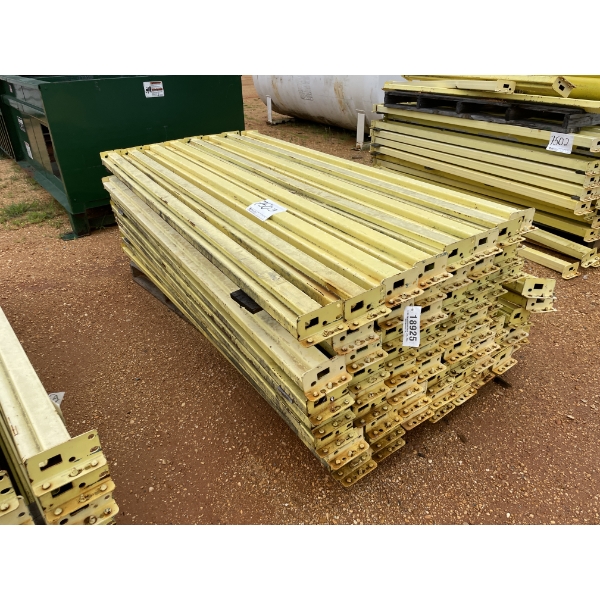 PALLET RACK BEAMS, approx 76 ea
