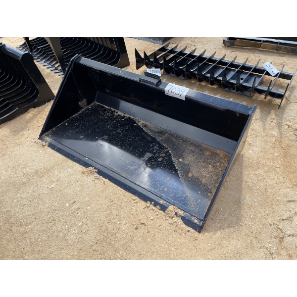 BUCKET, 66",  fits skid steer loader