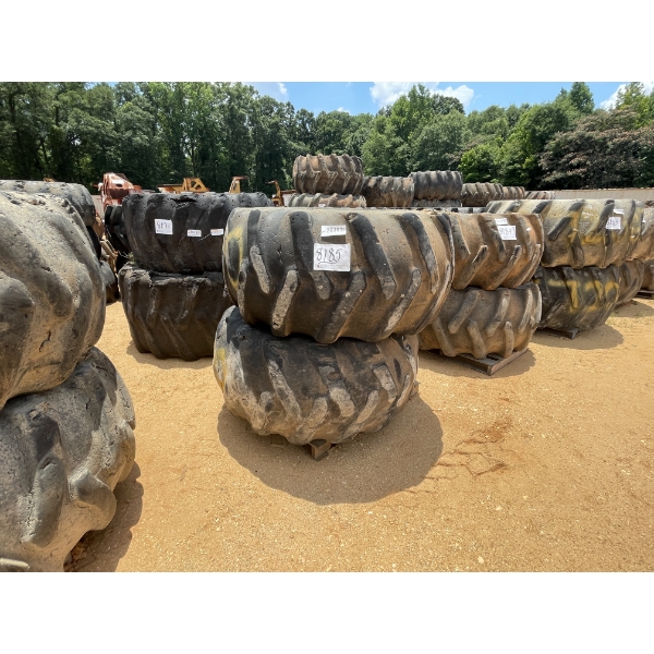 SKIDDER TIRES & RIMS (2EA)