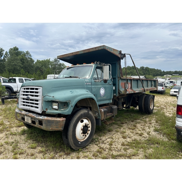 1998 FORD F SERIES Flatbed Dump Truck