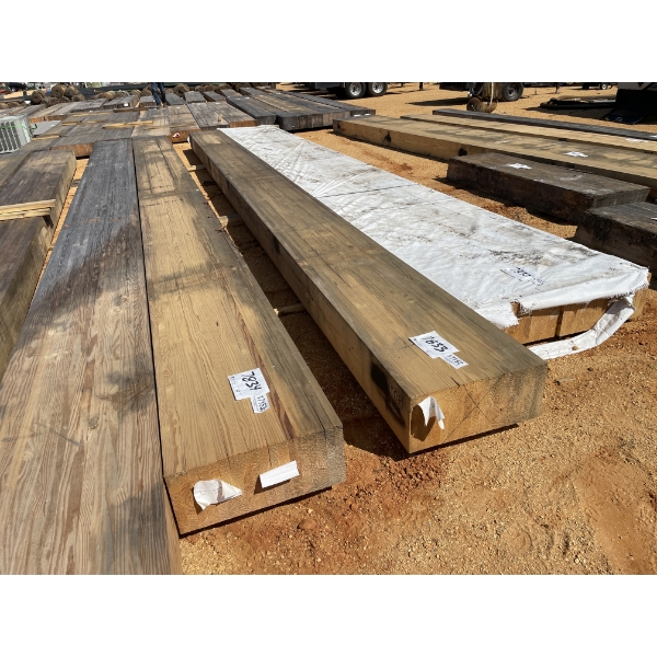 LAMINATED WOOD BEAMS, 10" X 23" X 30'