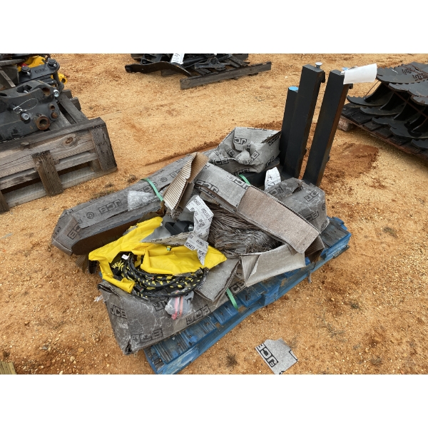 VARIOUS FORK TINES, WIRING HARNESS & MISC PARTS