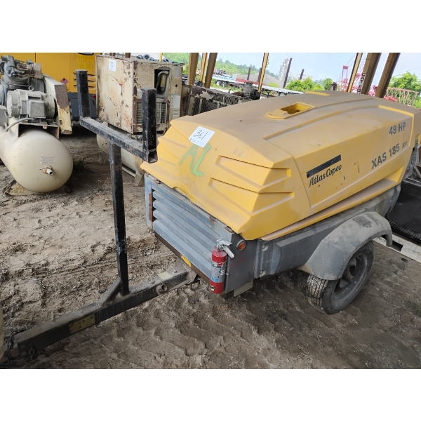 2010 ATLAS COPCO XAS 185 JD7 Air Compressor