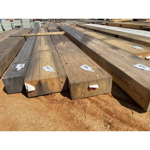 LAMINATED WOOD BEAMS, 10" X 23" X 30'