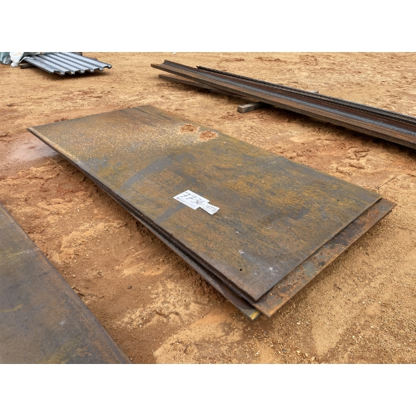 STEEL PLATE, 3/8" X  4' X 8' (4)
