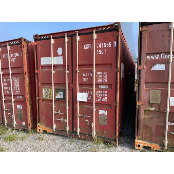 40' HIGH CUBE CONTAINER