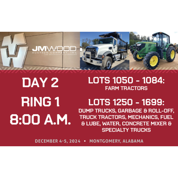 DAY 2 - RING 1 - SCHEDULE