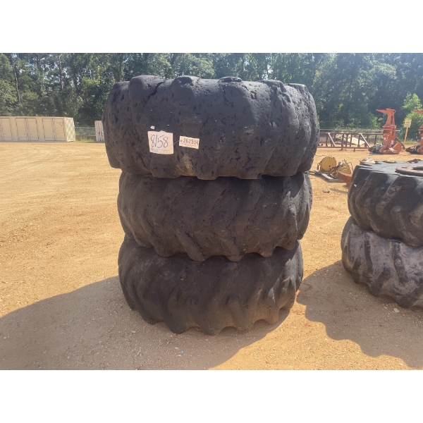LOG SKIDDER TIRES & RIMS (3EA)