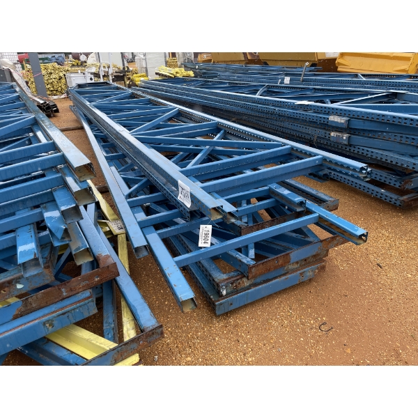 PALLET RACK UPRIGHTS, approx 12 ea