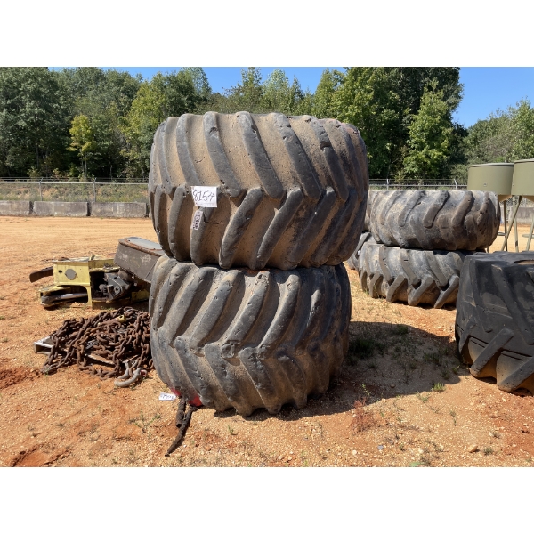 SKIDDER TIRES & RIMS (2)