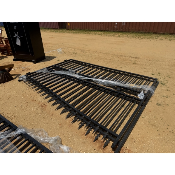 20' BI-PARTING WROUGHT IRON GATE