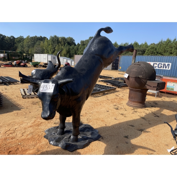 ALUM CAST BUCKING BULL