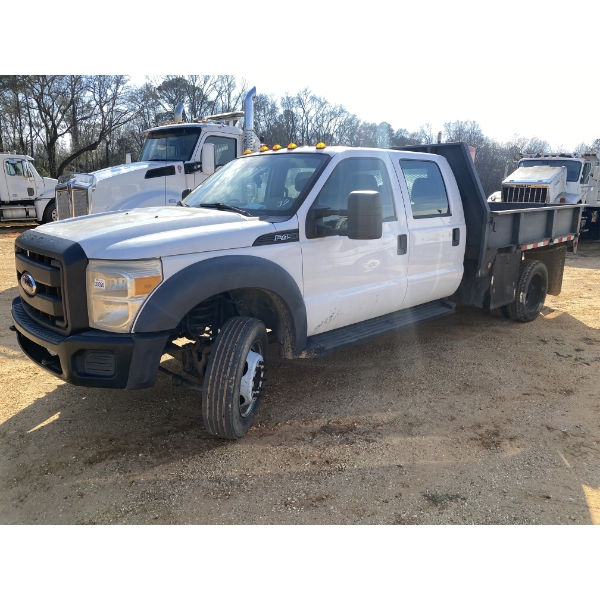 2013 FORD F450 XL Flatbed Truck